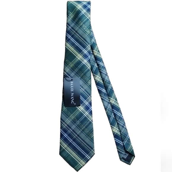Barry Wang Men's Handcrafted Silk Tie - Picture 1 of 4